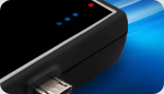 Get up to 2 full charges while on the go!